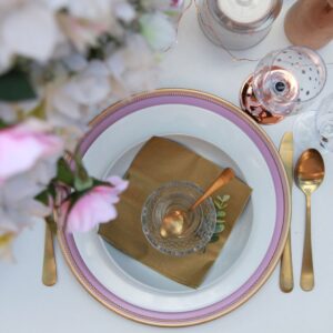 Mother's Day table setting idea