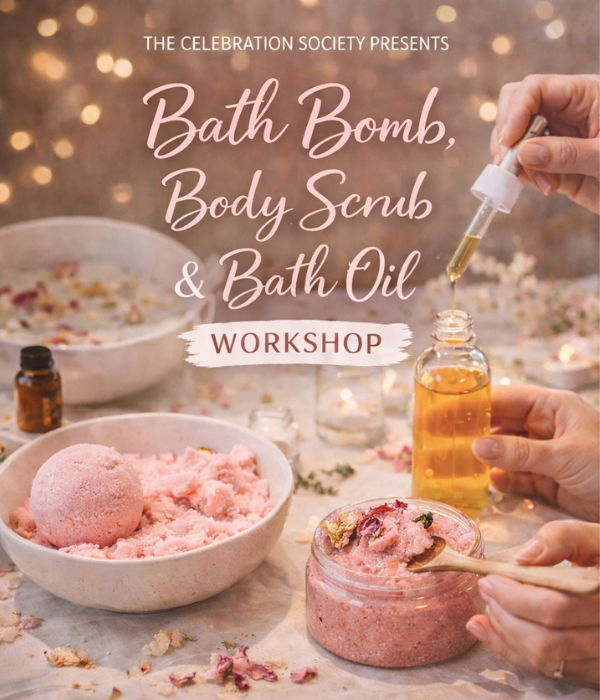 Bath Bomb, Body Scrub & Bath Oil Workshop Gingerbread Create and Graze