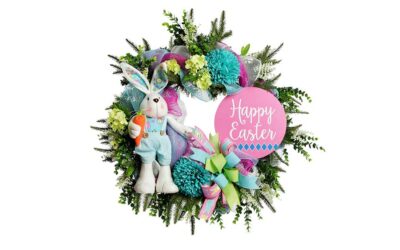 Transform your Christmas Wreath to a Beautiful Easter Wreath