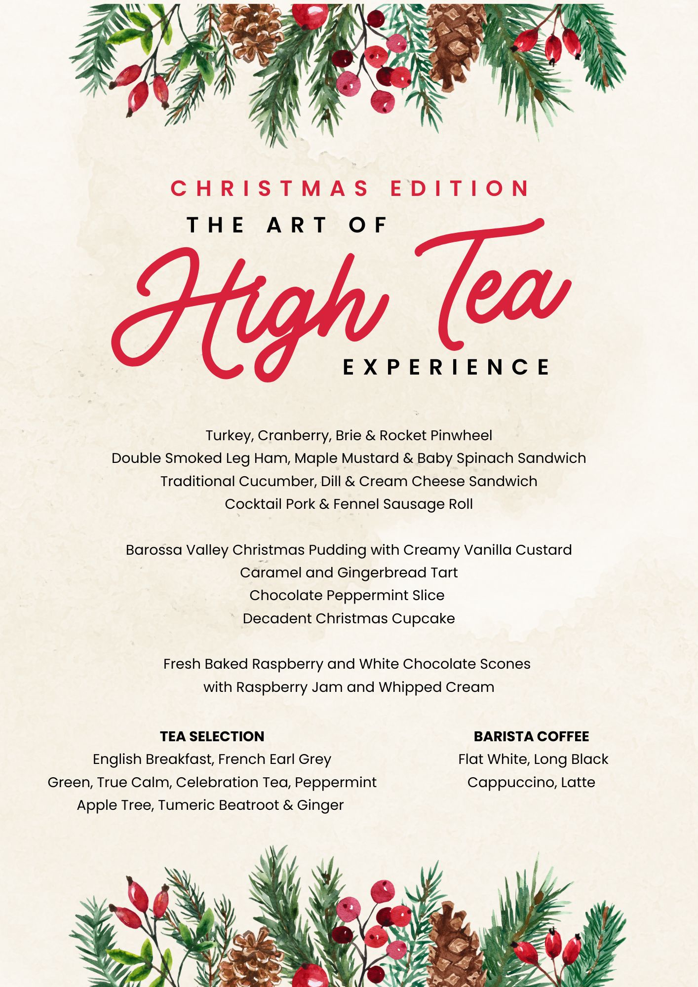 Christmas High tea