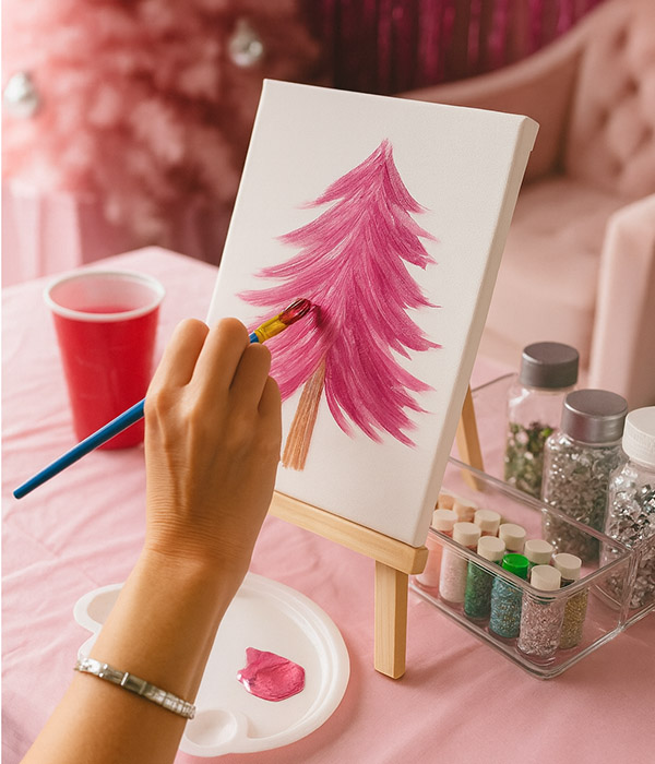 Christmas Sip and Paint