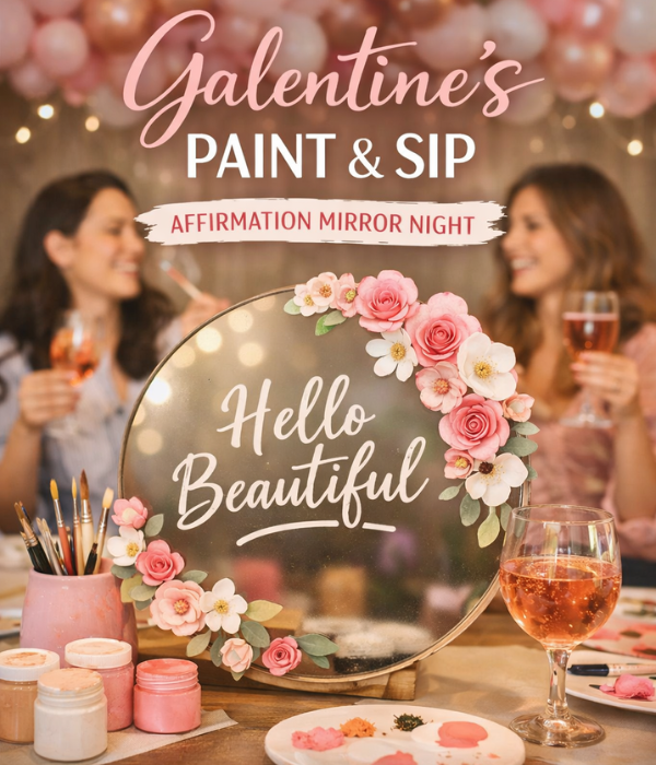 Galentine's Paint & Sip - Love Yourself Gingerbread Create and Graze