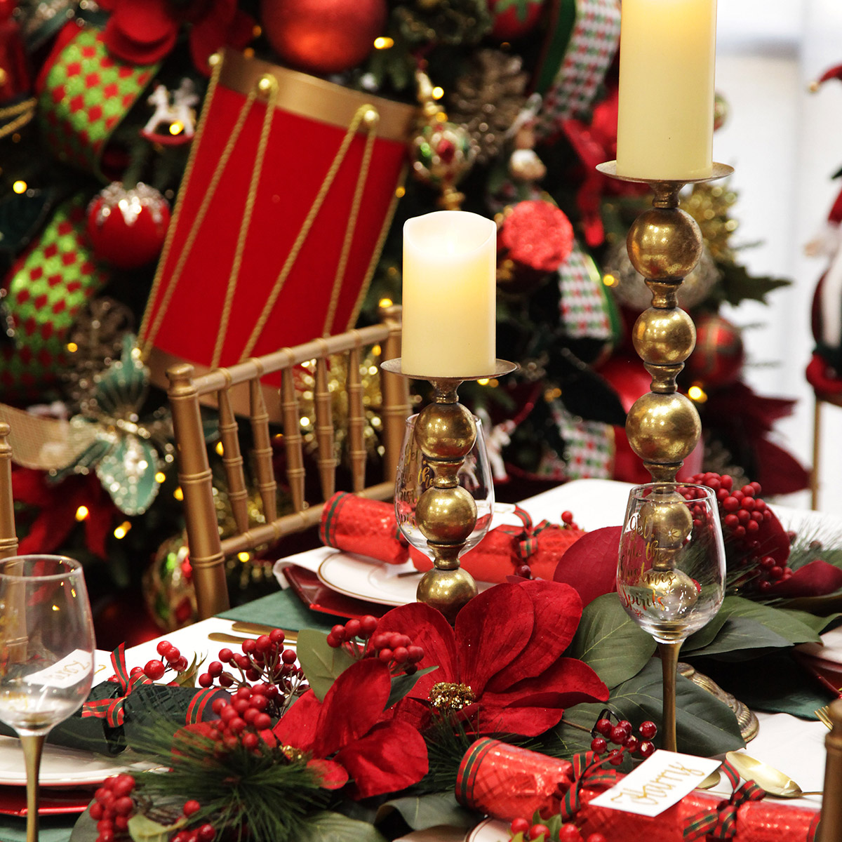 Christmas Holiday Event Styling