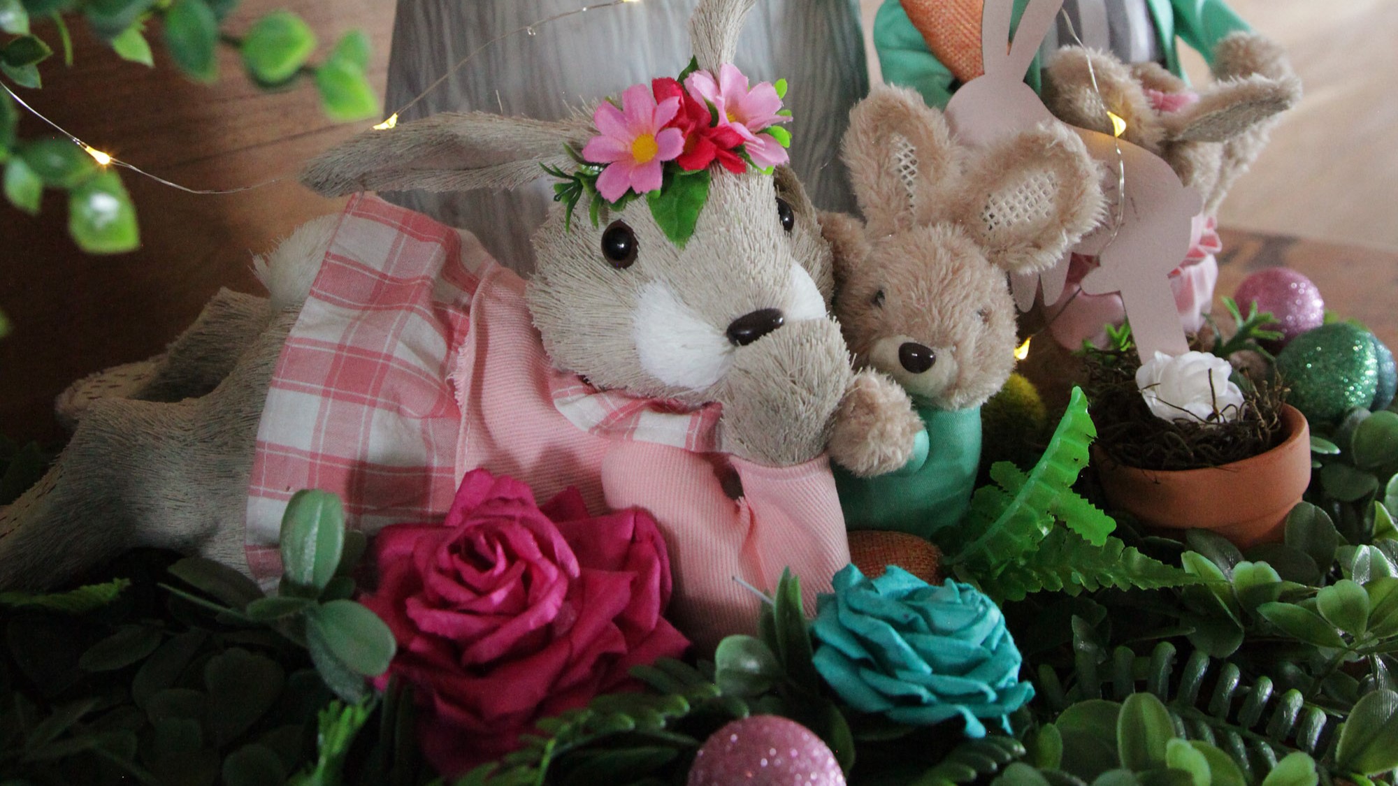 Mama-Straw-Bunny-Laying-Down-Mr-Wilson-Straw-Bunny-Console