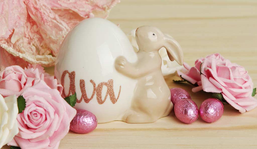 Personalised-Ceramic-Bunny-Holding-Egg-Ornament-Lifestyle-edited