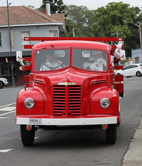 Santa Arrival at The Celebration Society