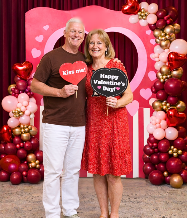 Valentine's Day Photo Booth Sample 3 Gingerbread Create and Graze