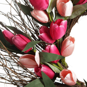 Tulip Eucalyptus wreath